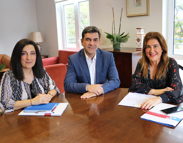 Augusta Aguiar reúne-se com a Escola Superior de Saúde do Alcoitão