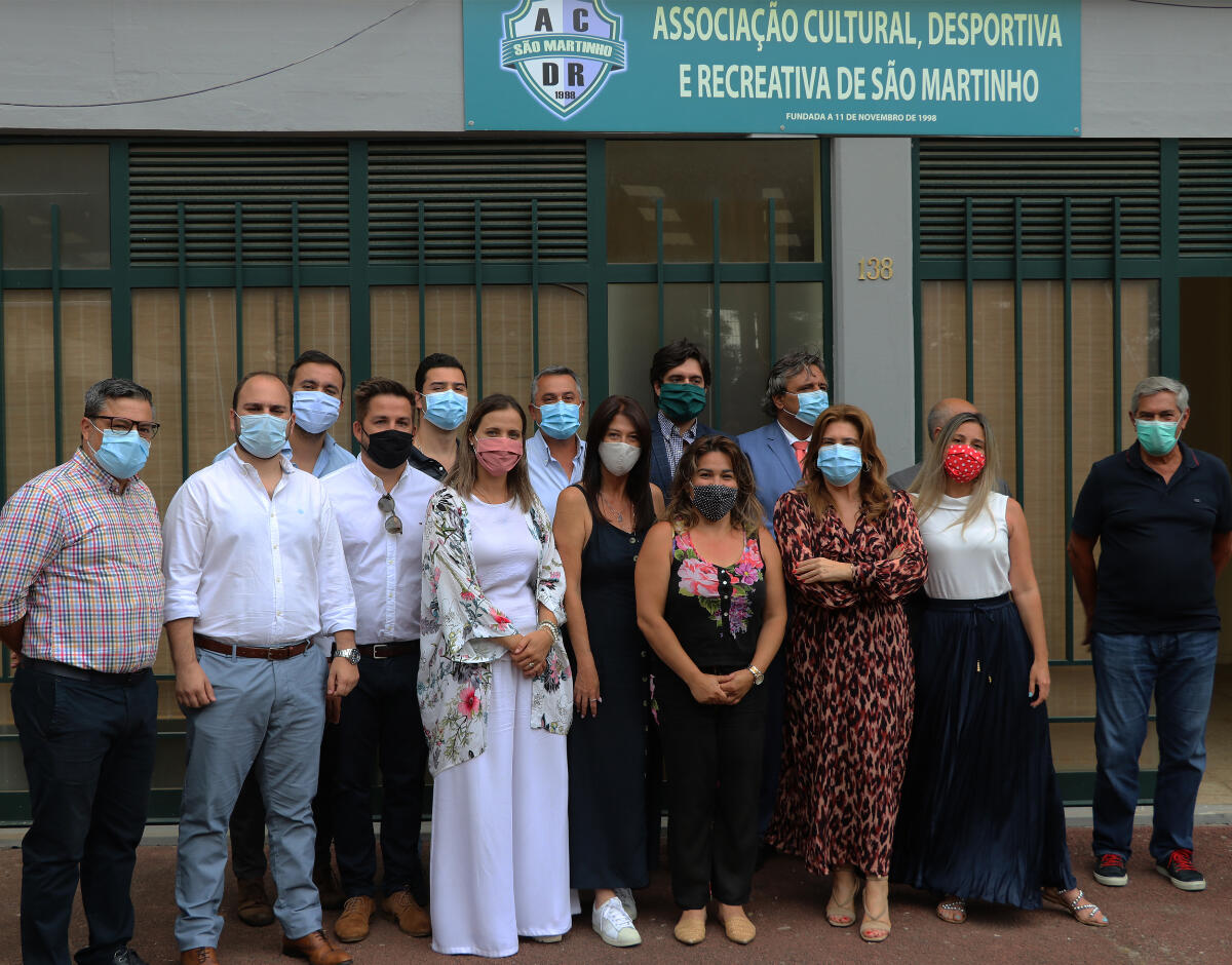 Augusta Aguiar presente na tomada de posse dos Novos Órgãos Sociais da Associação Cultural, Desportiva e Recreativa de São Martinho