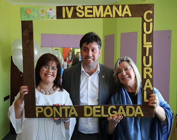 Rita Andrade na abertura oficial da Semana Cultural da Ponta Delgada