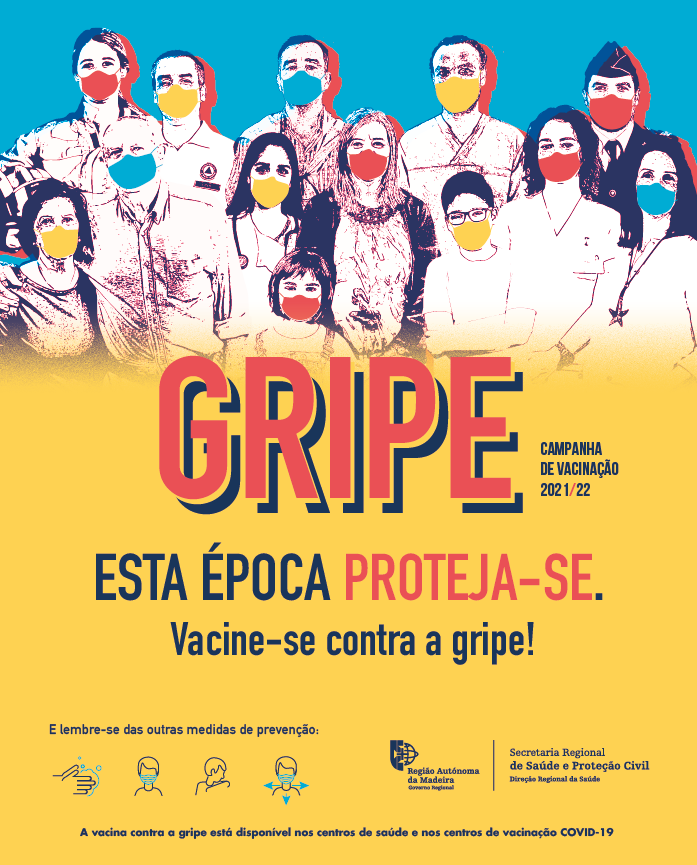 Mupi Campanha de Vacinação contra a Gripe 21/22