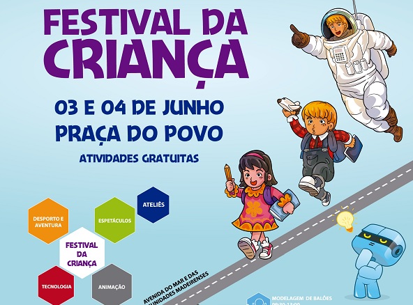 "Festival da Criança" acontece nos dias 3 e 4 de junho