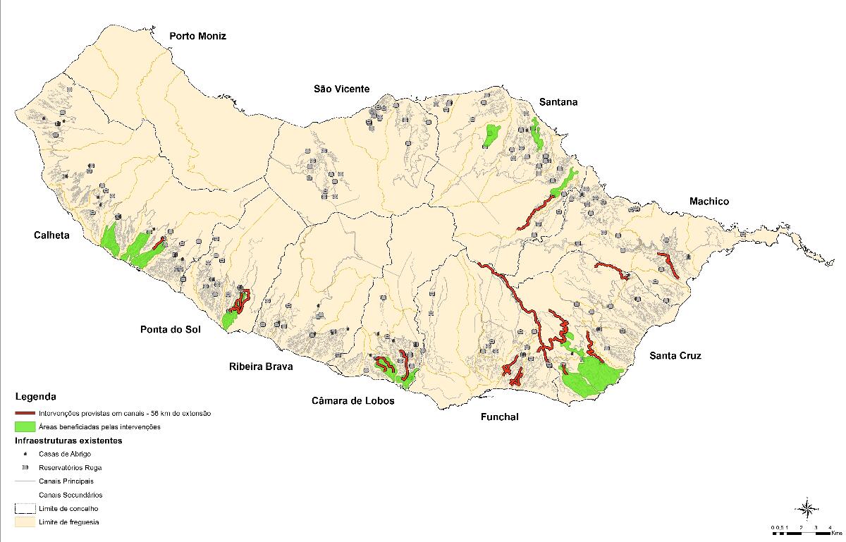 Governo recupera sistema de regadio em toda a Madeira