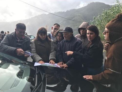 Susana Prada esteve em contacto com a população da Eira do Mourão