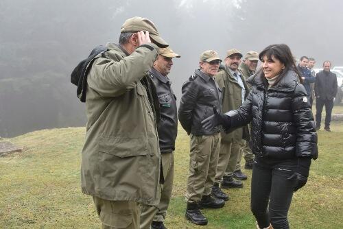 Susana Prada entrega Equipamento de Proteção Individual ao Corpo de Polícia Florestal