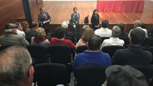 Susana Prada sensibiliza agricultores para uso de sistema de rega mais eficientes