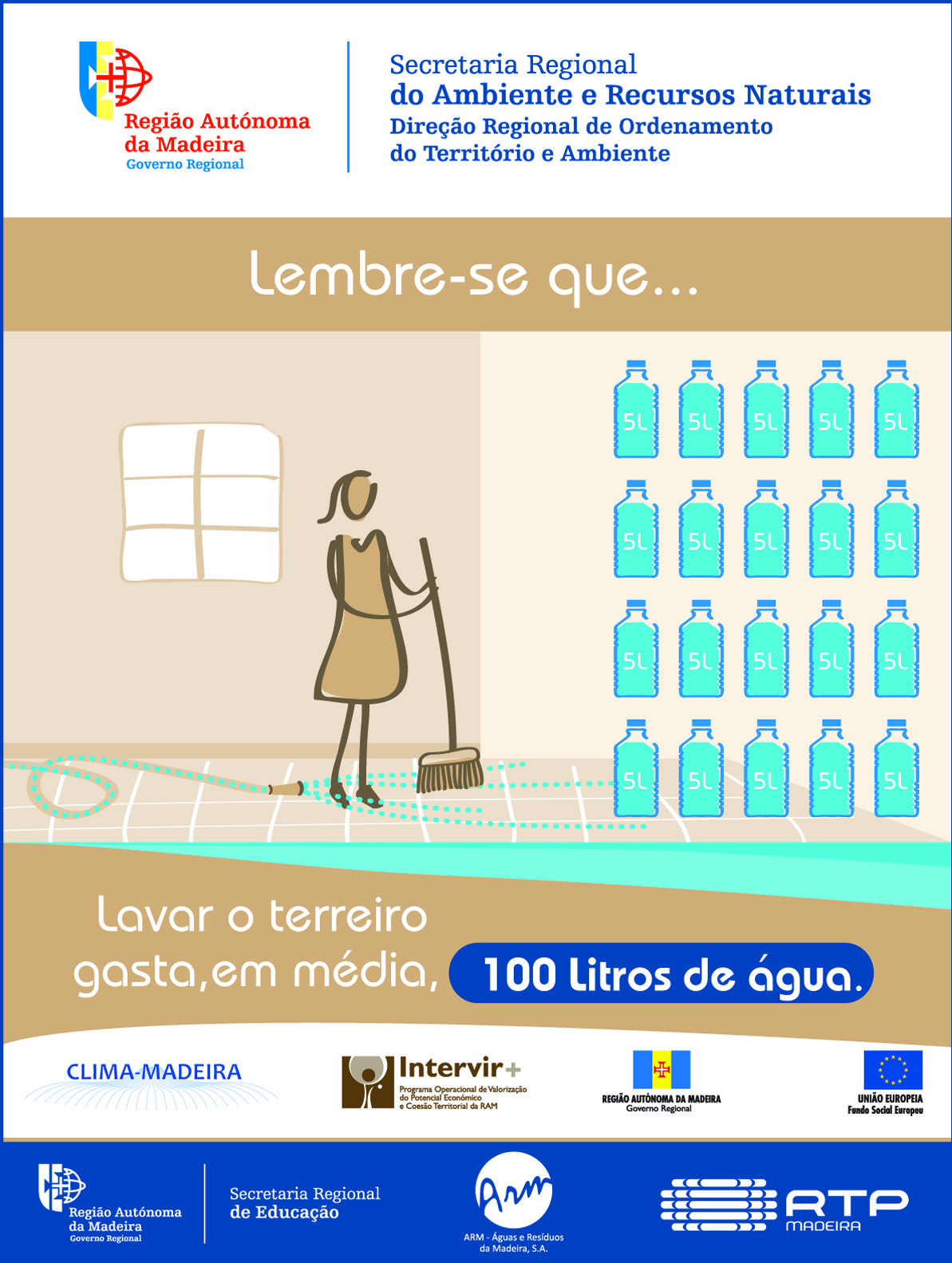 A água que desperdiça não chega a quem precisa