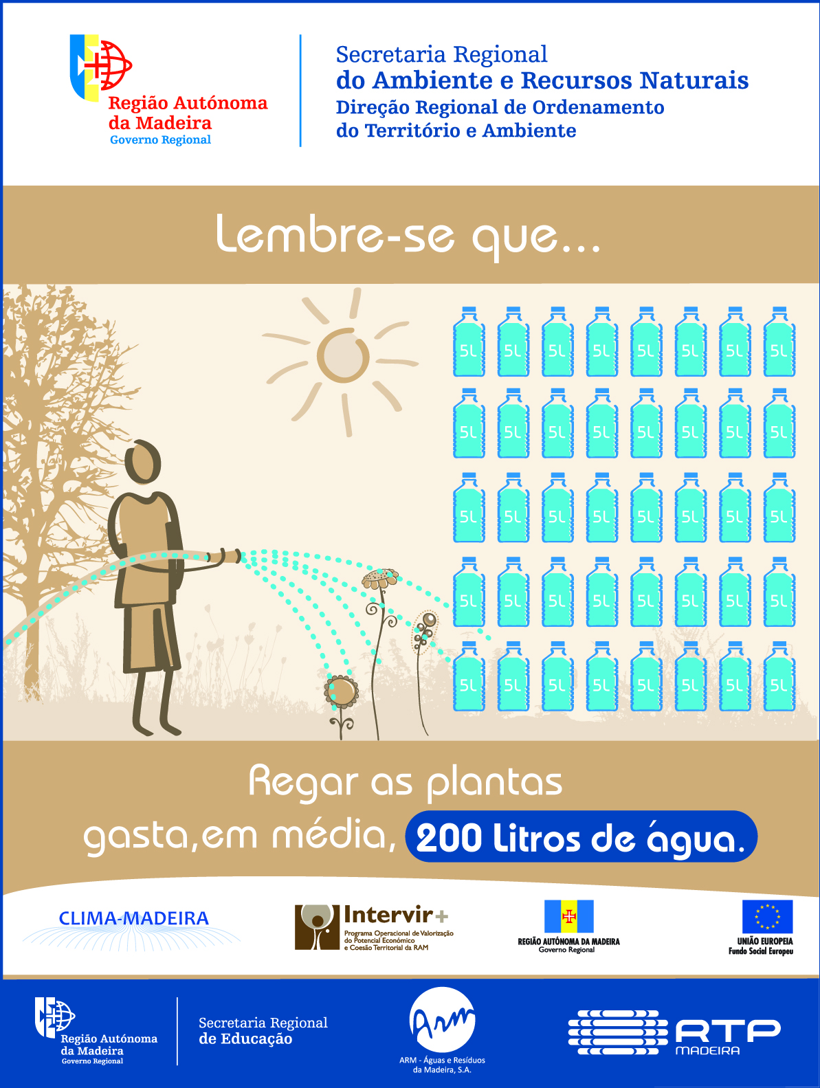 A água que desperdiça não chega a quem precisa