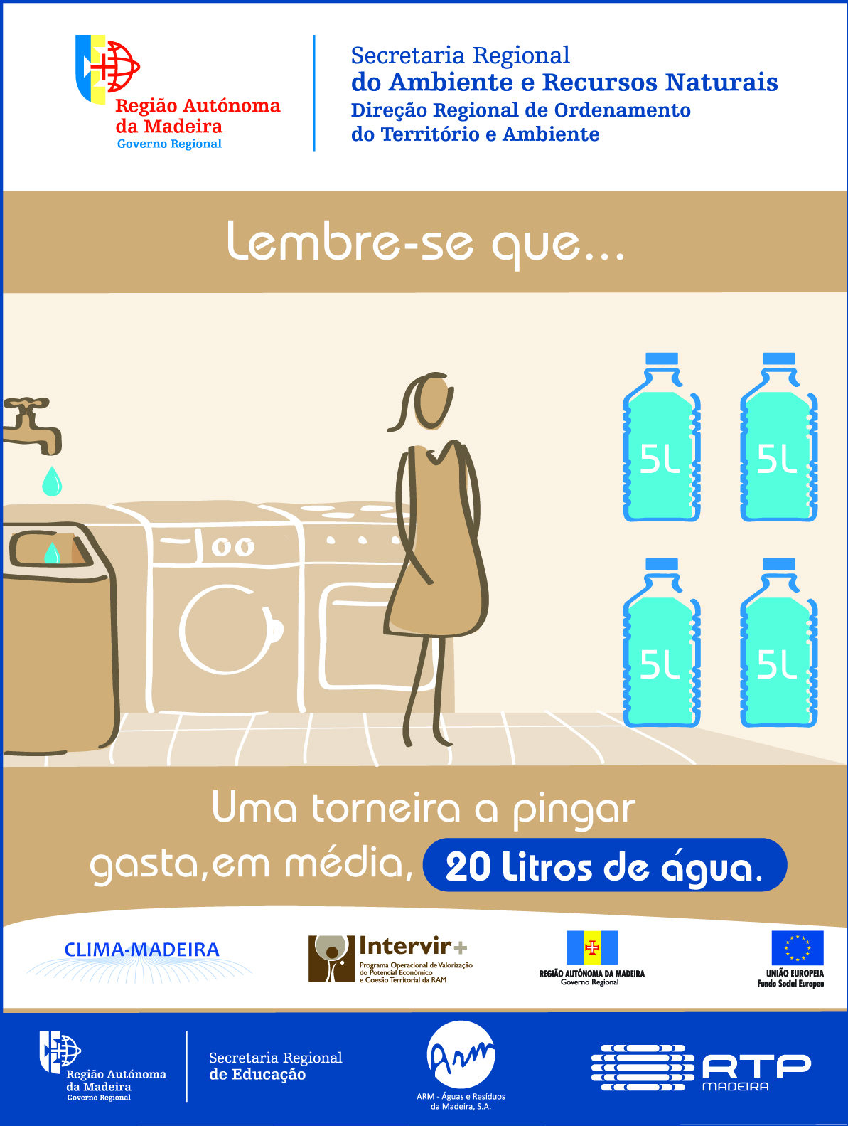 A água que desperdiça não chega a quem precisa