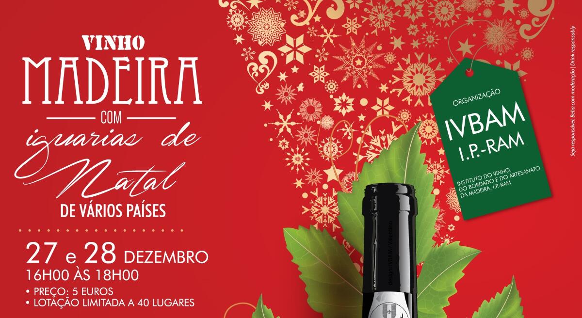 IVBAM promove "Vinho Madeira e Iguarias de Natal de Vários Países"