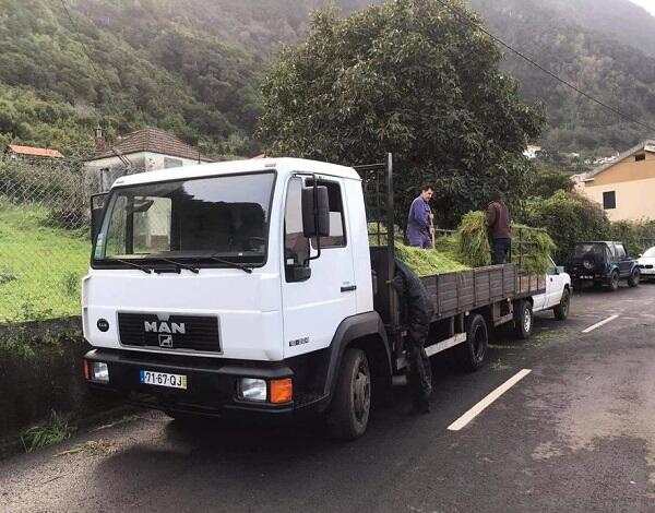 Governo entrega ração, erva e palha a produtor de leite da Ponta Delgada
