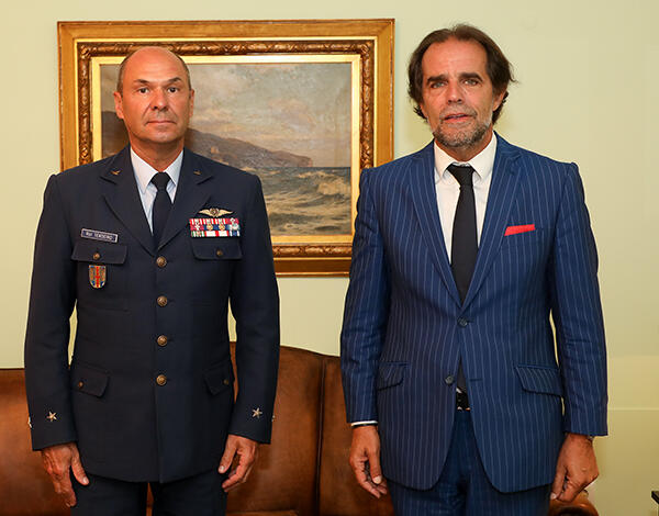 Albuquerque recebeu Rui Tendeiro em audiência