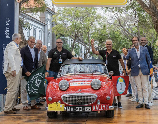 Albuquerque na largada da Volta à Madeira