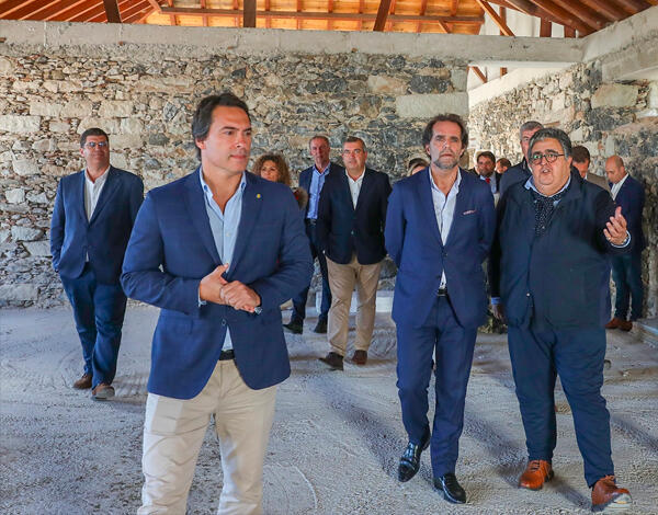 Albuquerque inteirou-se dos trabalhos em curso na Baiana