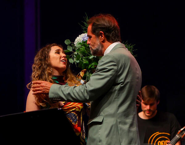 Albuquerque assistiu ao concerto de jazz na Praça do Povo