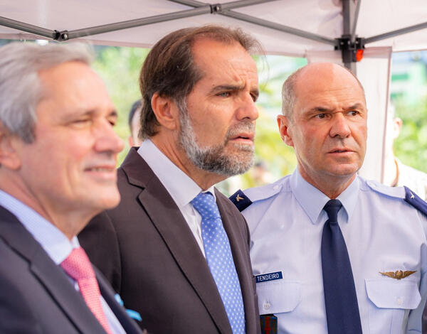 Miguel Albuquerque mostrou-se satisfeito pela realização na Região de um exercício militar