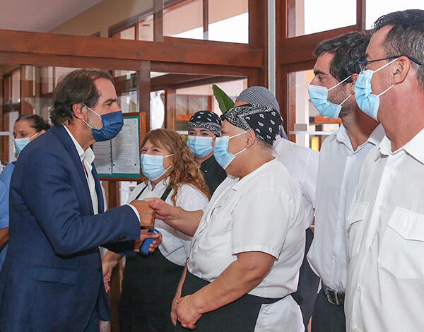 Albuquerque agradeceu trabalho realizado pelos colaboradores do hotel Porto Santo