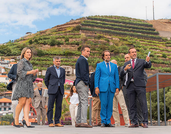 Albuquerque visitou o requalificado Jardim do Ilhéu, em Câmara de Lobos 