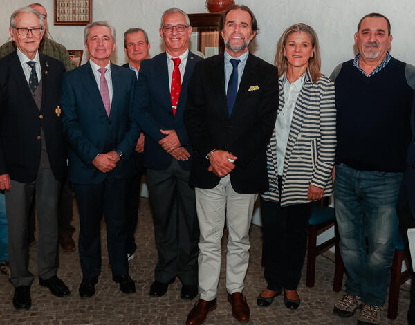 Albuquerque na tomada de posse da Liga dos Combatentes