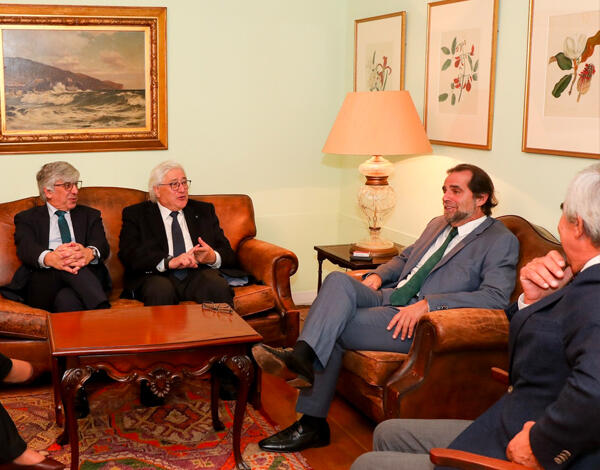 Albuquerque recebeu Presidente da União das Misericórdias Portuguesas 
