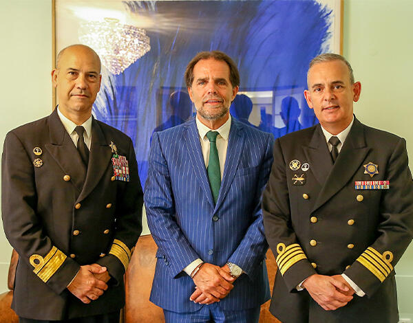 Albuquerque recebeu em audiência número dois da Polícia Marítima