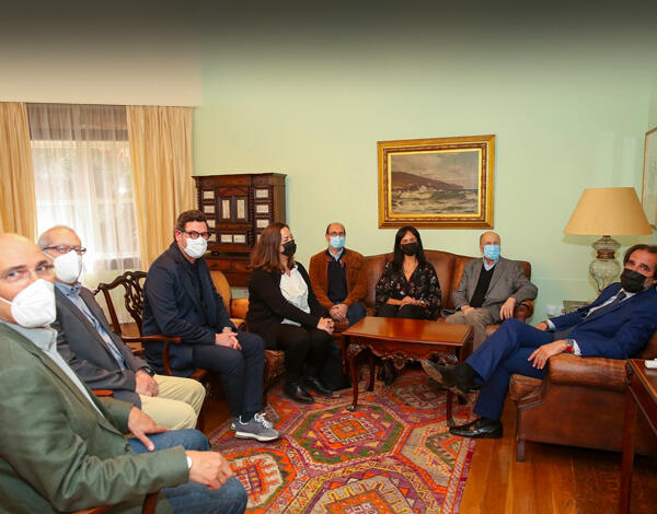 Albuquerque recebeu Presidente do Conselho Diretivo Nacional da Ordem dos Arquitetos