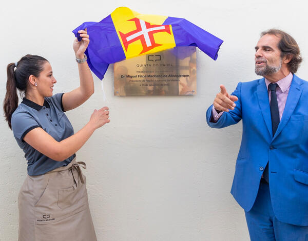 Albuquerque visitou Quinta do Padel 