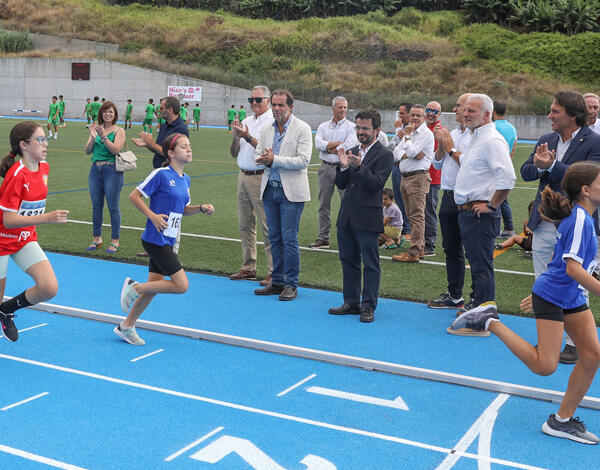 Albuquerque visitou obra de reabilitação da pista de atletismo do Estádio do Carmo