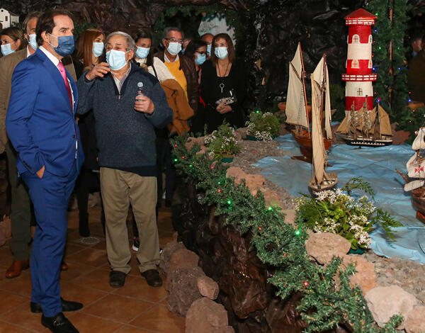 Albuquerque na abertura do Presépio do Galeão