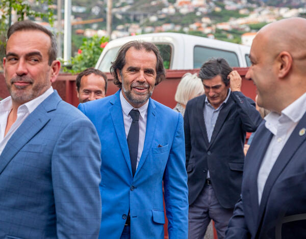 Albuquerque na abertura da Residência Artística do Ilhéu 