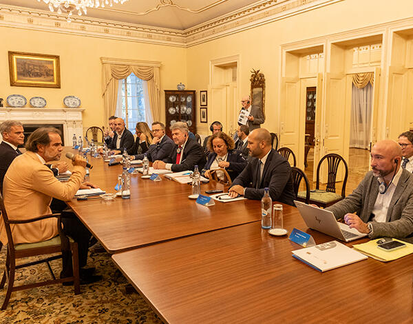 Presidente do Governo recebeu deputados ao Parlamento Europeu