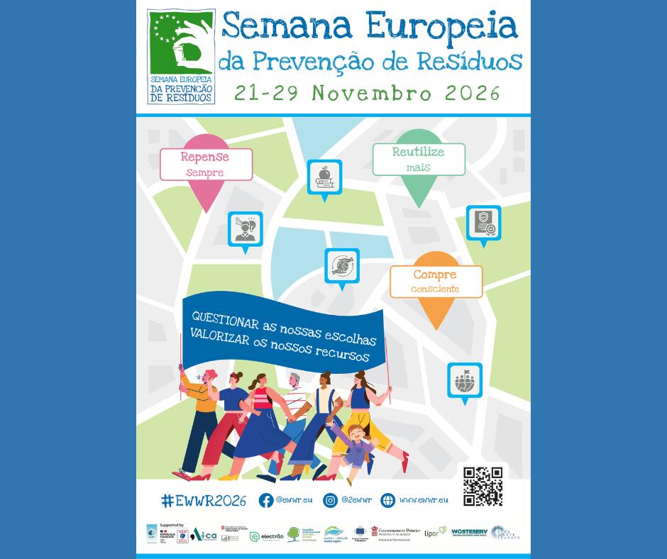 Semana Europeia da Prevenção de Resíduos 21 – 29 de novembro 2026