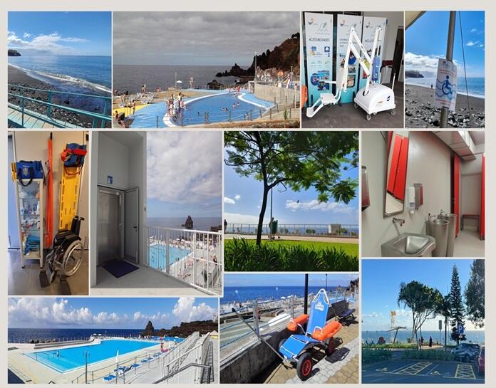 Zonas balneares do Funchal recebem visita técnica do Instituto Nacional para a Reabilitação
