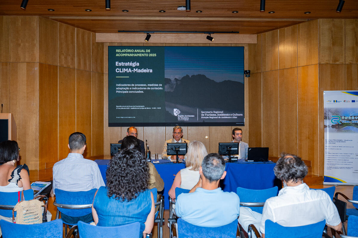 Estratégia CLIMA-Madeira: Grupo de Coordenação avalia progresso da implementação e acompanha atualização dos riscos climáticos