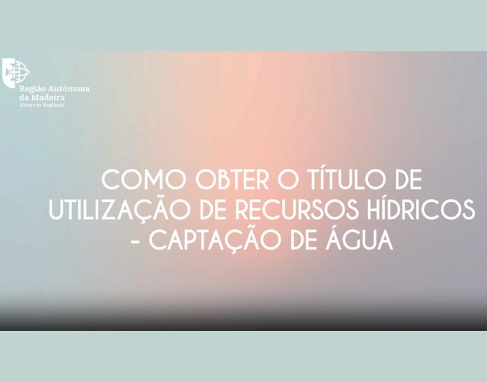 Título de Utilização de Recursos Hídricos - Captação de Água