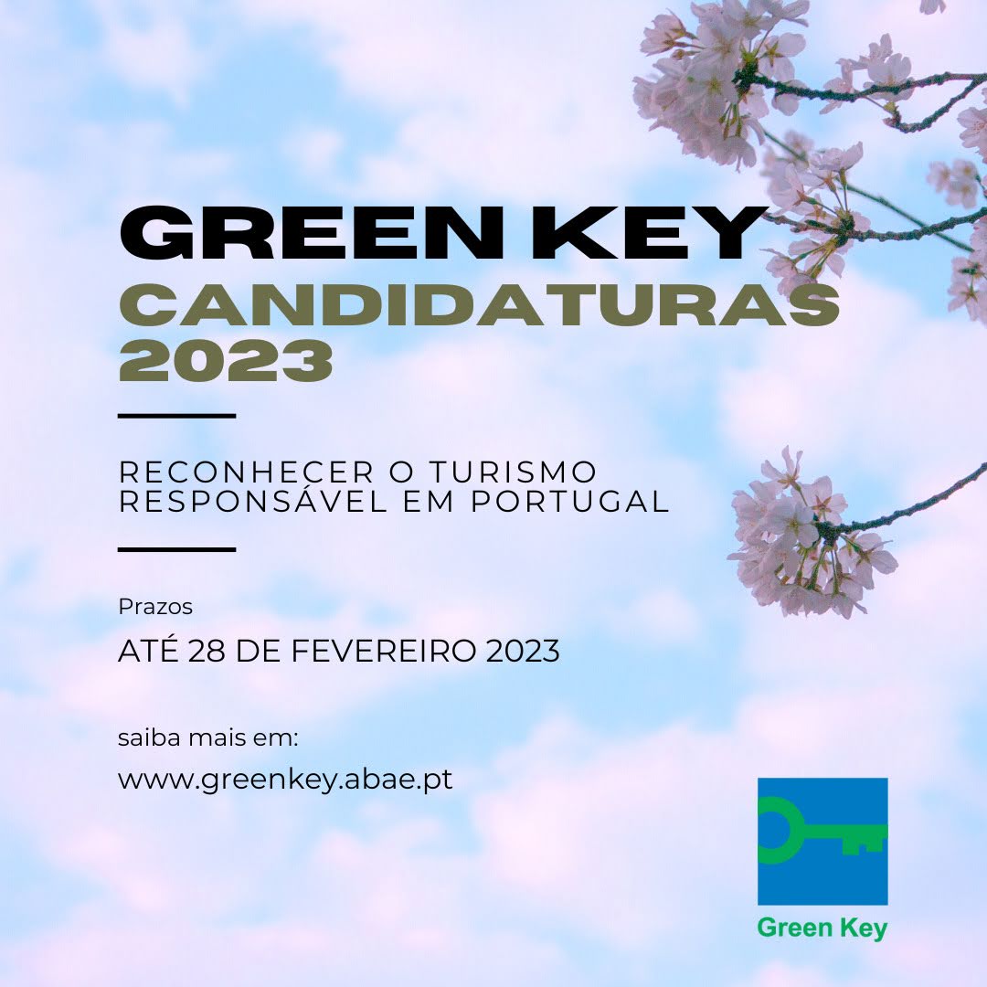 Abertura das Candidaturas Green Key 2023 e Sessões de Esclarecimento Online