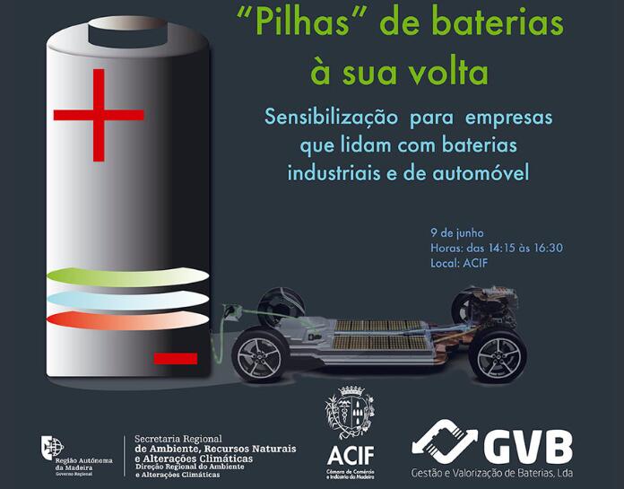 "PILHAS" DE BATERIAS À SUA VOLTA 