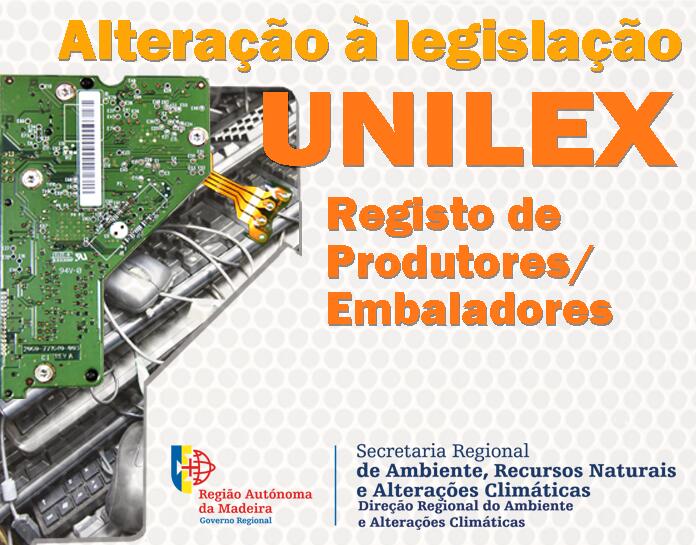 Alteração à legislação UNILEX 