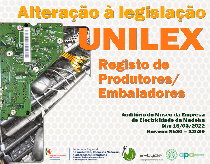 Seminário: Alteração à legislação UNILEX e Registo de produtores/embaladores  