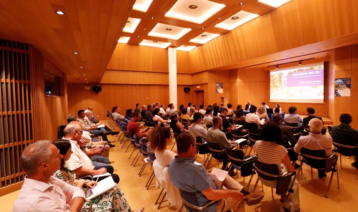 1.ª Sessão de Participação do Plano de Gestão de Região Hidrográfica do Arquipélago da Madeira (PGRH-Madeira): 2022-2027