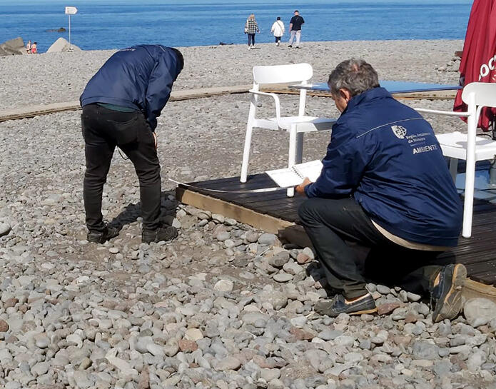 Verificação de áreas das licenças temporárias concedidas