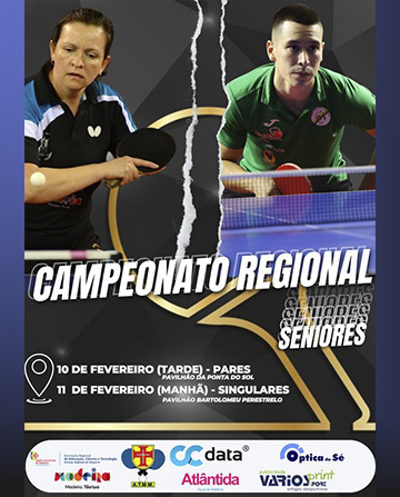 Ténis de Mesa - Campeonato Regional