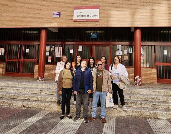 O projeto Teia4wards realiza mobilidade em Job Shadowing no CEIP Cristóbal Colón em Madrid