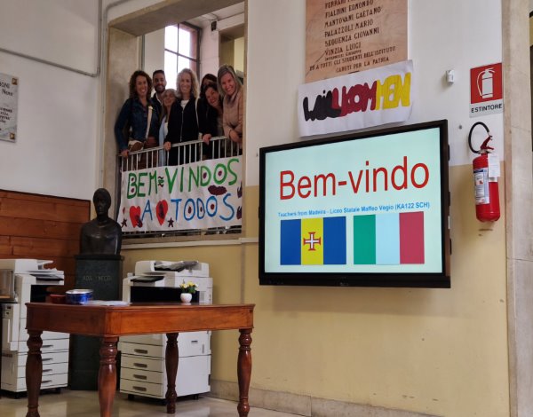 DRE amplia conhecimentos com Job Shadowing no Liceo Maffeo Vegio, Itália, no âmbito do projeto Teia4wards