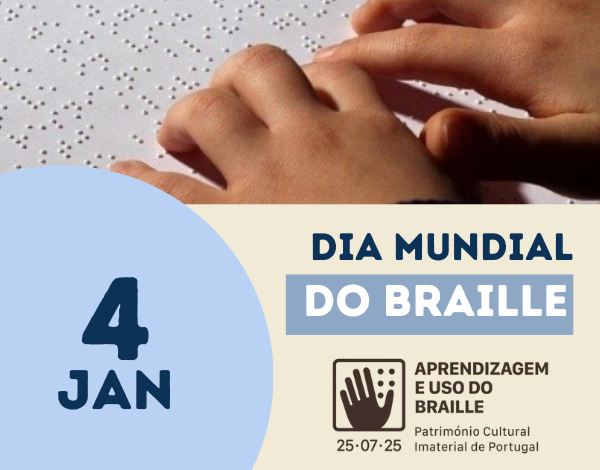 Dia Mundial do Braille | 4 de janeiro