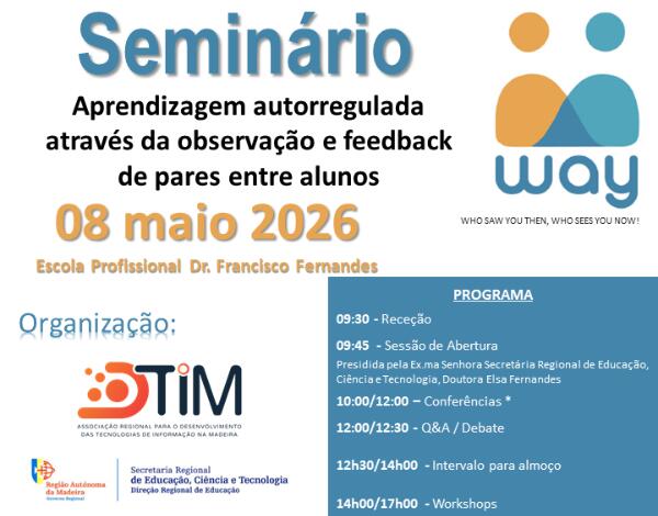 Seminário Aprendizagem Autorregulada através da Observação e Feedback de pares entre alunos