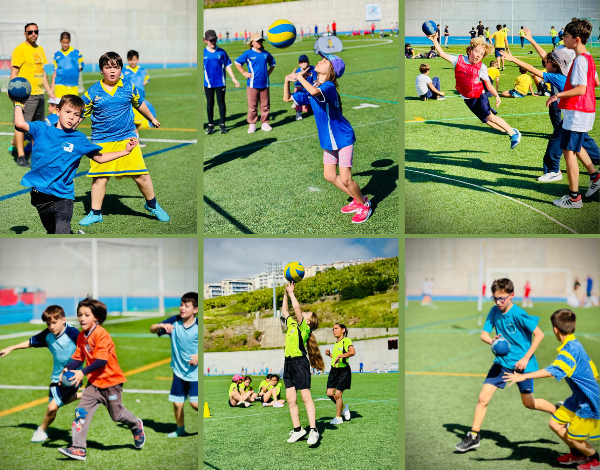 DSDE promove atividades nas modalidades de Andebol e Voleibol no 1.º ciclo.