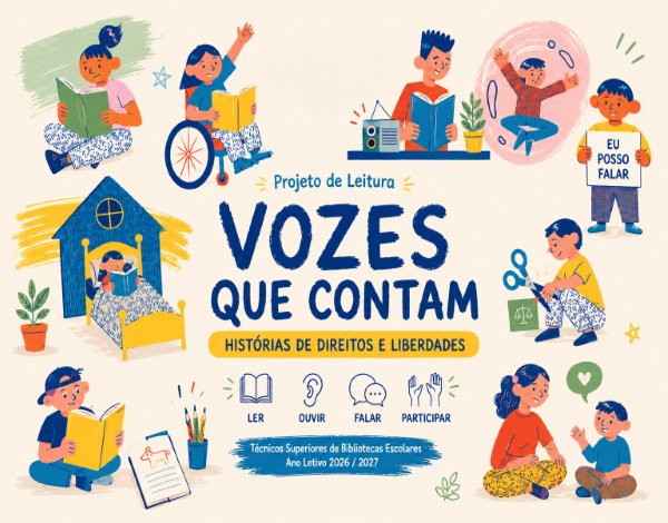 Projeto "Vozes que Contam - Histórias de Direitos e Liberdades"