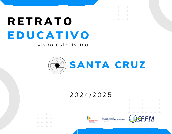 Sessão de Apresentação sobre o Retrato Educativo, visão estatística de Santa Cruz
