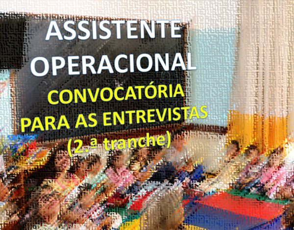 Listas com agendamento da 2.ª tranche de entrevistas profissionais de seleção dos Procedimentos concursais para a carreira/categoria de Assistente Operacional na área de Apoio Geral - Aviso n.º 615, 621, 624, 626, 627, e 630/2023