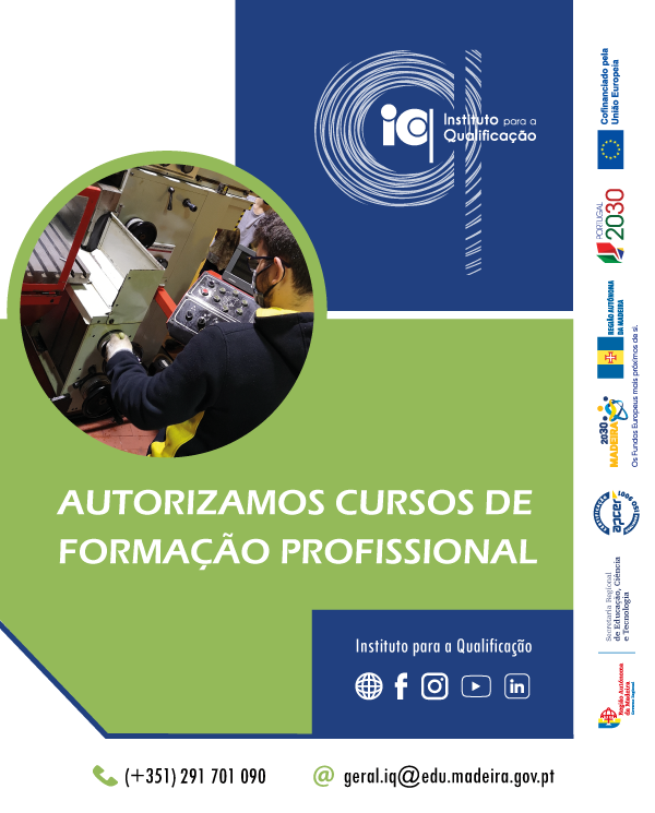 Autorizamos cursos de Formação Profissional